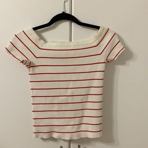Intermix Off the Shoulder T Shirt